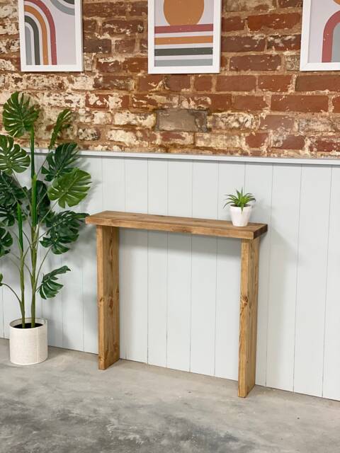 Boho // Scandinavian Entryway Console Table/Radiator Cover - image 1