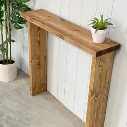 Boho // Scandinavian Entryway Console Table/Radiator Cover - thumbnail 3