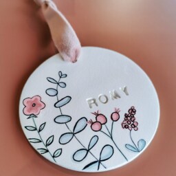 Personalized Flower Wall Decor - Christmas Gift Bedroom Decoration Bauble - thumbnail 4