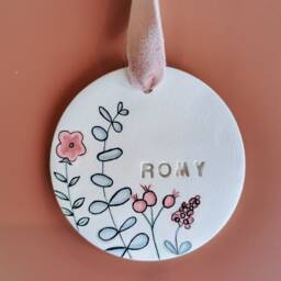 Personalized Flower Wall Decor - Christmas Gift Bedroom Decoration Bauble - thumbnail 2
