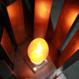 Lamp Table, Light Escape, Design Wood Lamp, Unique Creative Lamp - thumbnail 4
