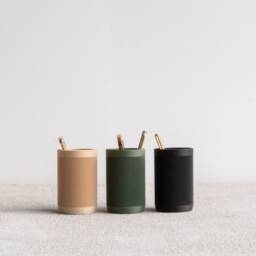 Pen Holder Japan - Desk Organizer Printed in Wood Original Gift Her Or Him - thumbnail 2