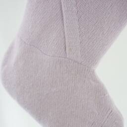 Christmas Stocking Wool Lavendar Orchid Repurposed Soft Winter Sweater Recycled Upcycled 070 - thumbnail 4