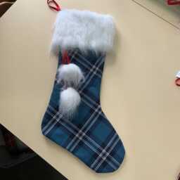 St Andrews Tartan Christmas Stocking - thumbnail 2