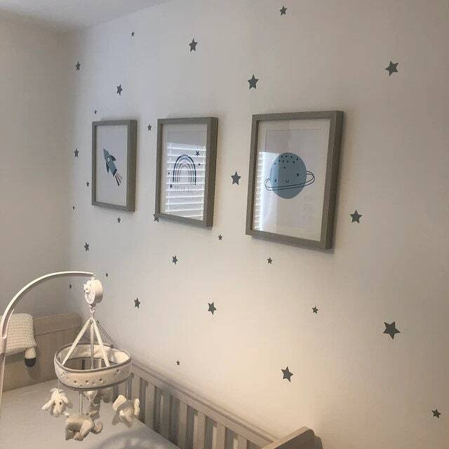 Star Wall Stickers, Decals, Star Wall Decor, Nursery Stickers, Decals Nursery, Stickers - image 1