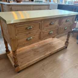 Bespoke Spindle Dairy Table Kitchen Island - thumbnail 2