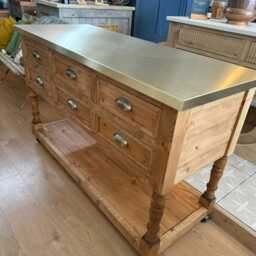 Bespoke Spindle Dairy Table Kitchen Island - thumbnail 3