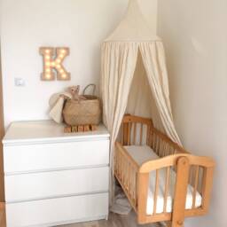 Wooden Marquee Letter Night Light Nursery Decor - thumbnail 3