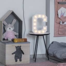 Wooden Marquee Letter Night Light Nursery Decor