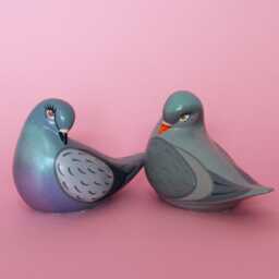 Made To Order Small Pigeon Ornament By Betty & The Lovecats - thumbnail 1