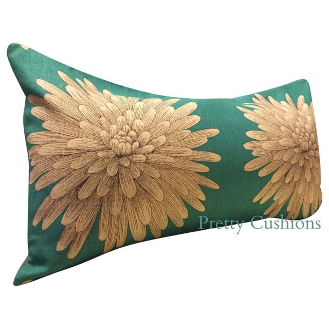 Harlequin Kalaya Eloni Turqoise Blue Bolster Cushion Cover - image 1