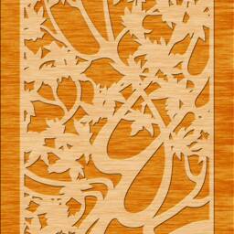 Room Divider Panel, Privacy Screen, Wall Hanging, Stencil, Cnc, Laser, Plasma Cricut Cutting File, Cdr, Svg, Dxf, Ai, Eps, Jpg - thumbnail 4