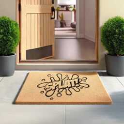 Splat Doormat, Fun Welcome Mat, Bold Statement Entryway Rug, Funny Unique Door Housewarming Gift, Modern Home Decor, Doormat - thumbnail 3