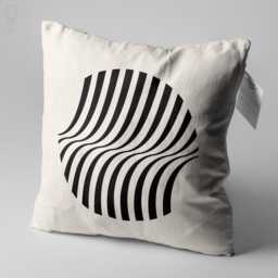 Bauhaus Velvet Cushion Cover Retro Modern Pillow - thumbnail 3