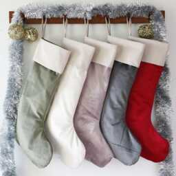 Personalized Velvet Christmas Stocking - Custom Name Stockings Family Decor 1 Stocking - thumbnail 3