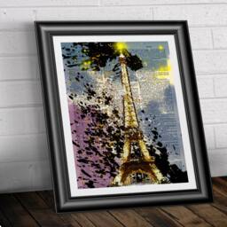 Eiffel Tower Art Print Antique Dictionary Page, Paris Wall Hanging - thumbnail 2