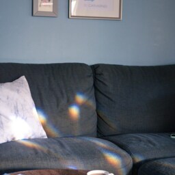 Marble Cotton Twill Cushion Cover - thumbnail 2