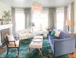 Plaid Curtains, 1 Pair , Farmhouse Classic Style Gingham Curtain, Check Drapes - thumbnail 3