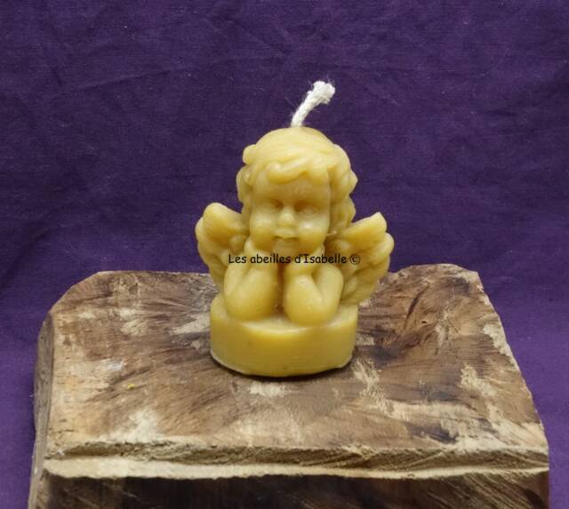 "Natural Beeswax Candle ""Angel Bust" - image 1