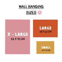 Yee Haw Wall Hanging, Kids Art, Playroom Decor - thumbnail 4