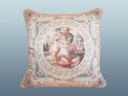 Doni Pillow - Blush/Blue/Taupe - thumbnail 1