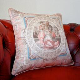 Doni Pillow - Blush/Blue/Taupe - thumbnail 2