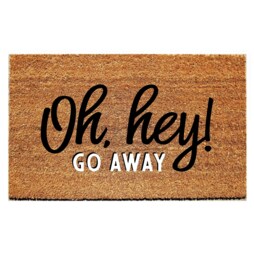 Custom Doormat Funny - Oh Hey Go Away - thumbnail 1