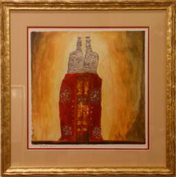 Abuhav Synagogue Torah Print - Zefat Israel, Chay Chen Art