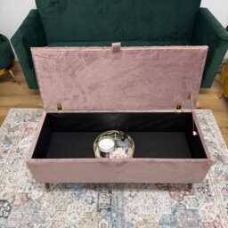 Candy Storage Ottoman Footstool Coffee Table Pouffe Bench Chesterfield Style - thumbnail 3