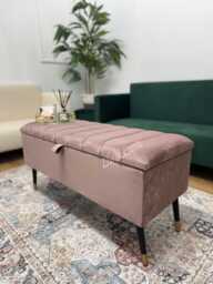 Candy Storage Ottoman Footstool Coffee Table Pouffe Bench Chesterfield Style