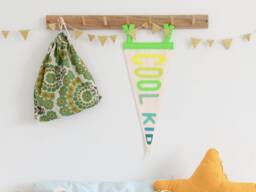Cool Kid Pennant Flag Nursery Wall Decor Kids Room - thumbnail 1