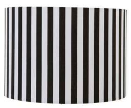 Black & White Stripe Drum Lampshade Ceiling, Table, Pendant Modern Contemporary
