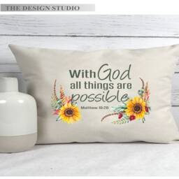 Scripture Pillowcase, Psalms 4610, Healing Words Bed Pillow - thumbnail 4