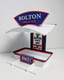 "Bolton Wanderers Garden Bird Feeding Station - ""Bolton Till I Fly" - thumbnail 1