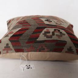 Color Full Kilim Pillow 16x16Inc, Cover, Home Decor, Decorative Throw - thumbnail 3