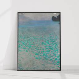 Gustav Klimt Poster, Am Attersee, Wall Art Decor, Water Art, Nouveau, Home Modern Gift, A1/A2/A3/A4 - thumbnail 2
