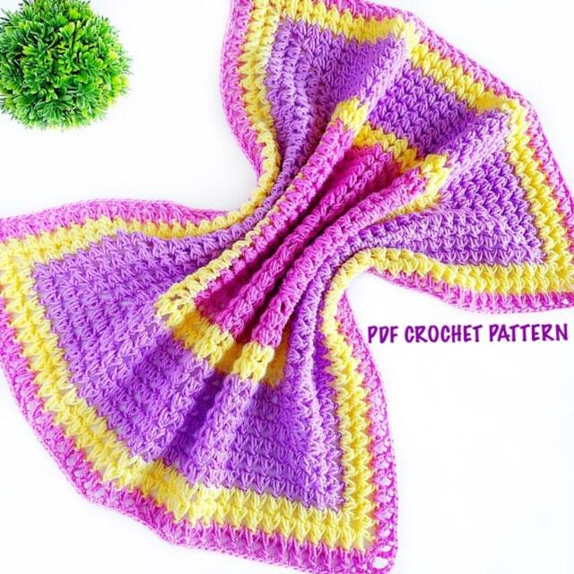 Solitaire Baby Blanket PDF Crochet Pattern - image 1