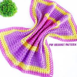 Solitaire Baby Blanket PDF Crochet Pattern
