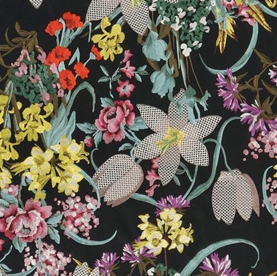 Decorative Pillow in Lacroix - Josephine Reglisse, Just Stunning Embroidery Fabric