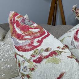 Floral Cushion Cover, Voyage Maison Fabric/Weave - Jacquard Throw Pillow Double Sided Made in UK Worldwide Shipping - thumbnail 2