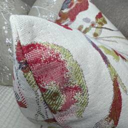 Floral Cushion Cover, Voyage Maison Fabric/Weave - Jacquard Throw Pillow Double Sided Made in UK Worldwide Shipping - thumbnail 3