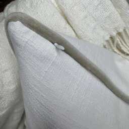 Monogrammed Bolster Cushion Embroidered Family Initials, Home Decor Gift - thumbnail 2