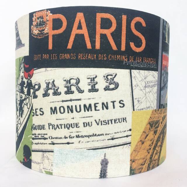 Parisian Lampshade French Theme Table Or Ceiling Light - image 1