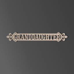 "Wall Art Word Cutout ""Granddaughter" - thumbnail 2