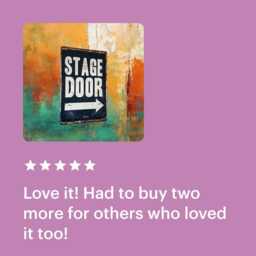 Retro Stage Door Theatre Metal Sign Vintage Wall Art Plaque - thumbnail 2