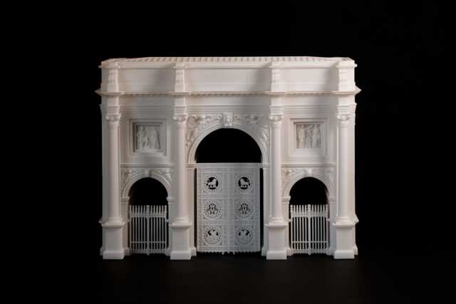 Marble Arch Neoclassical Scale Model, John Nash, London Landmark, Detailed Resin Collectible - image 1