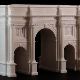 Marble Arch Neoclassical Scale Model, John Nash, London Landmark, Detailed Resin Collectible - thumbnail 3