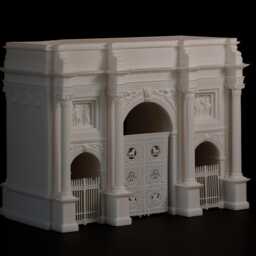 Marble Arch Neoclassical Scale Model, John Nash, London Landmark, Detailed Resin Collectible - thumbnail 2