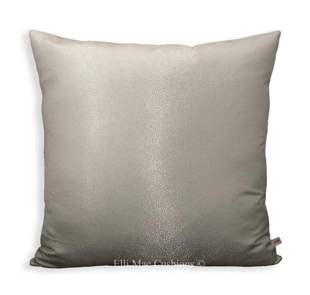 Lorca Dragon Luxury Designer Cushion Cover Faux Sharkskin Silver Pillow 20 - image 1