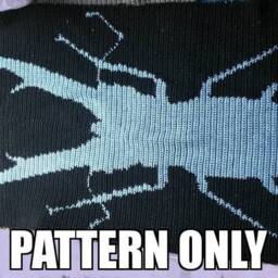 stag Beetle Crochet Pattern Only Blanket - thumbnail 3